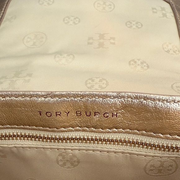 Tory Burch Metallic Gold Crossbody Bag - Picture 7 of 7